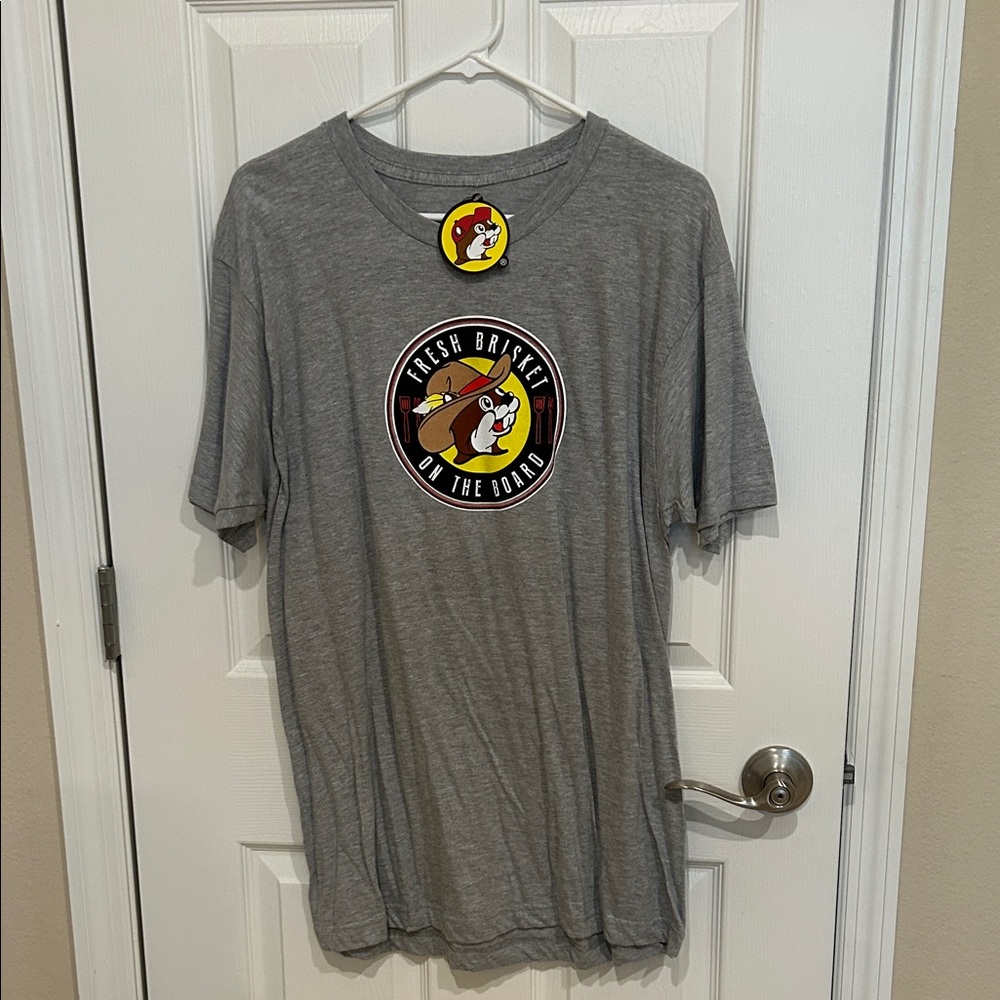 New Bucees Gray Men's T-Shirt